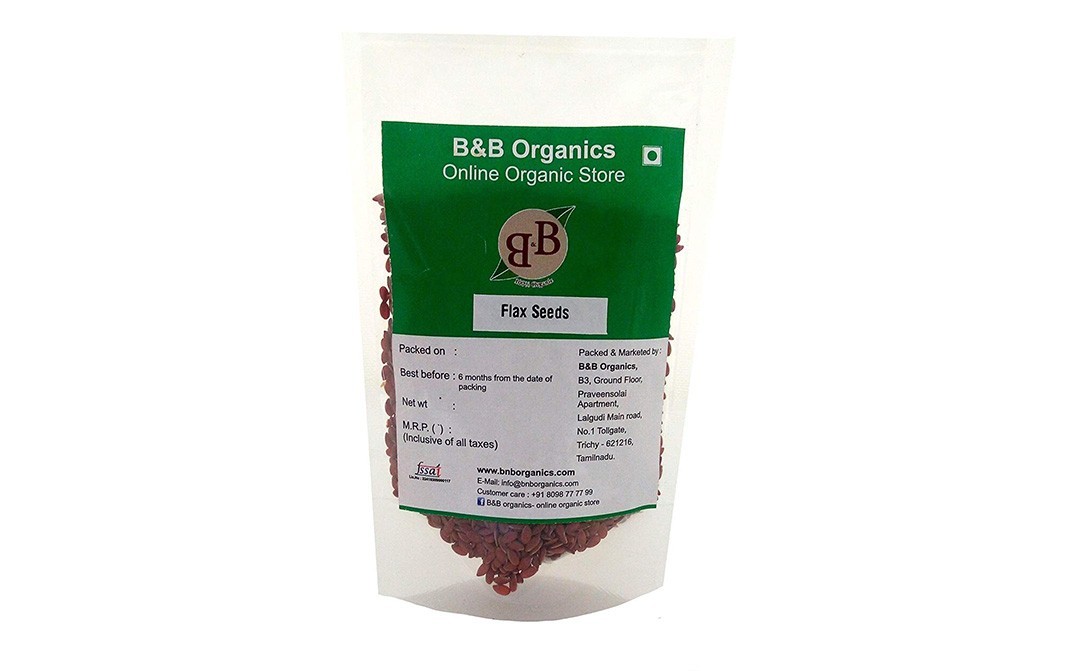 B&B Organics Flax Seeds    Pack  250 grams